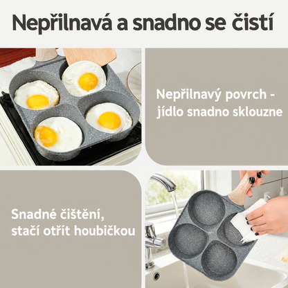 Nurela nepřilnavá pánev na 4 vejce